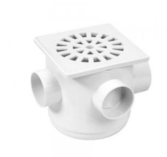 Caixa Sifonada Quadrada 150X150X50 Branca N 25 Amanco